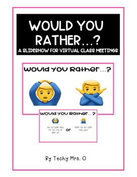 Preview of Digital Would You Rather Slides