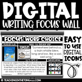 Digital Writing Focus Wall Daily Google Slides Template