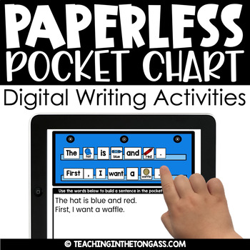 Preview of Digital Writing Activities for Google Slides Seesaw Powerpoint