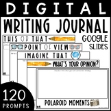 Digital Writing Journal - 120 Prompts - Google Slides