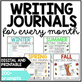 Writing Journal w/ Cover Daily Prompts with Pictures and W