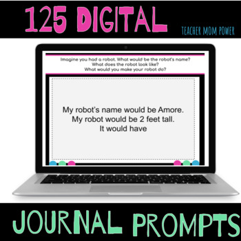 Preview of Digital Writing: Journal, Opinion, Memoirs, & Creative Writing {Google Slides}