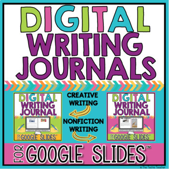 Preview of Digital Writing Journal in Google Slides™ BUNDLE