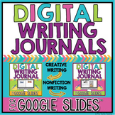 Digital Writing Journal in Google Slides™ BUNDLE