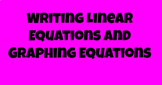 Digital- Writing Linear and Graphing Equations CCSS 8.F.2 8.F.3