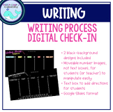 Digital Writing Process Check-In Board FREEBIE