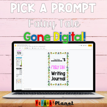 Preview of Digital Writing Prompts Google Drive, Microsoft One Drive: Fairy Tale