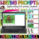 Digital Writing Prompts | The Yearlong Bundle | Made for G