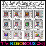 Digital Writing Prompts YEAR LONG BUNDLE  - Writing Process