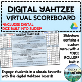 Digital Yahtzee Gameboard