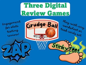 Preview of Digital Zap, Stinky Feet, and Grudge Ball Review Games