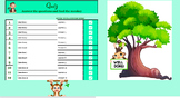 Digital activity | Quiz & test template (Excel / Google Sp