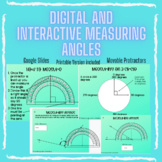 Digital and Interactive Measuring Angles lesson and activities 