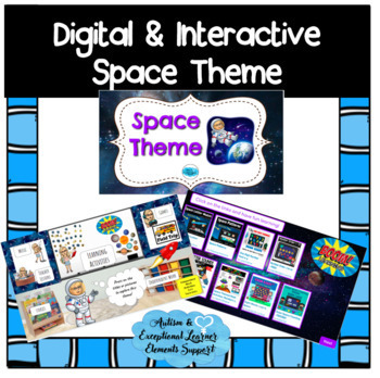 Preview of Digital and Interactive Space Theme Unit