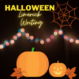 Digital and Paper Halloween Limerick Poem Writing