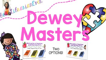 Preview of Digital and Print Dewey Masters Boom Cards: NO PREP