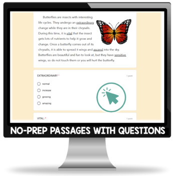 Context Clues Passages for Reading Comprehension : Vocabulary Bundle