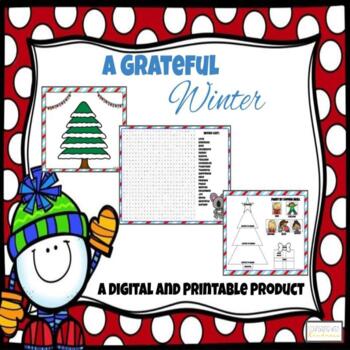 Preview of Digital and Printable: A Grateful Winter 