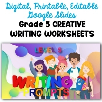grade 5 creative writing worksheets