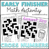 Digital and Printable Early Finisher Math Activity