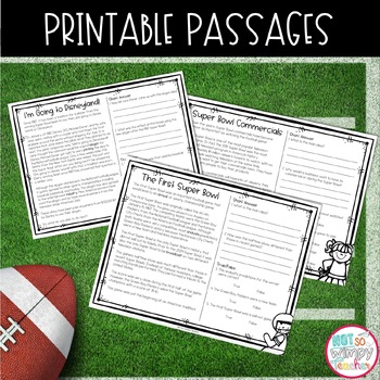 Super Bowl Printables, Resources, & Ideas!