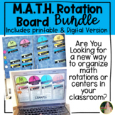 Digital and Printable M.A.T.H. Rotations Boards Bundle