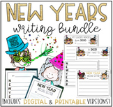 Digital and Printable New Year 2024 Writing Bundle