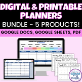 Digital and Printable Planners and Calendars BUNDLE -  Goo