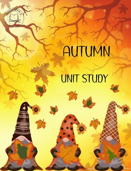 Preview of Digital autumn-fall printable activity workbook for kids