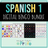Digital bingo bundle for Spanish 1 (distance learning)