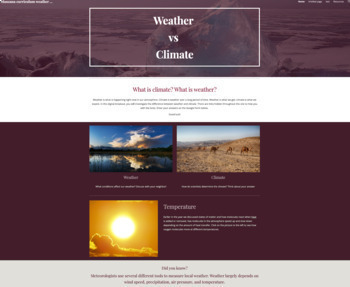 Preview of Digital breakout: Weather vs. Climate