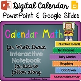 Digital calendar math - digital interactive calendar notebook