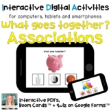 Digital Interactive PDF, Boom Cards + Quiz ⋅ What Belongs 