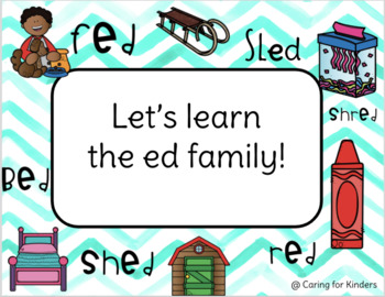 Preview of Digital- ed Word Family Games for Google Slides