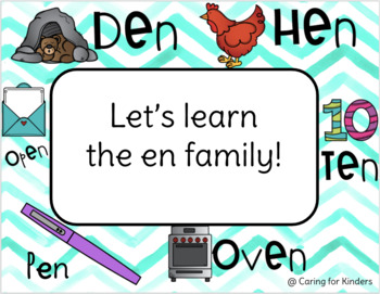Preview of Digital- en Word Family Games for Google Slides