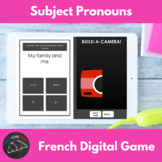 Digital game to practice French subject pronouns