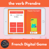 Digital game to practice French verb prendre