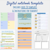 Digital / interactive  Notebook Template