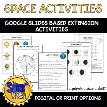 Preview of Digital or Print Solar System: Learning Activities and Enrichment