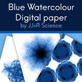 Digital paper - Blue Watercolour