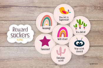 Reward Stickers, Teacher Stickers, Positive Affirmations By ArtFM