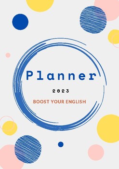 Preview of Digital study Planner 2023 Portuguese/English