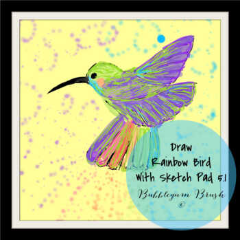 Preview of Digitally Draw Rainbow Bird Using Sketchpad 5.1