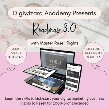 Preview of Roadmap 3.0, Digital Marketing Course with Master Resell Rights