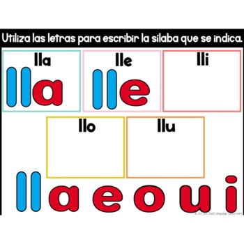 Dígrafo Ll by Jorja's Dual Language Classroom | Teachers Pay Teachers