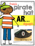 FREEBIE: Digraph AR Pirate Hat for Kindergarten and First 