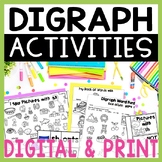 Digital Beginning Digraph Games and Activities for Kinderg