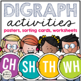 Digraphs | Posters, Sorting Cards, Worksheets