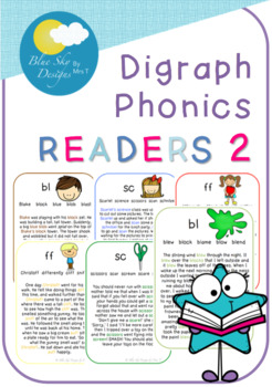 Preview of Digraph & Blend Reading Passages - Part 2