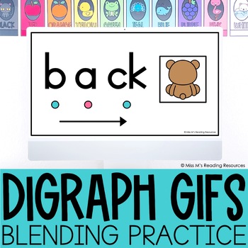 Preview of Digraph Blending Slides for Beginning and Ending Digraphs | Digital Resource